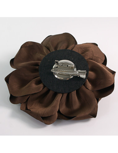 KWIAT Z MATERIAŁU RÓŻA BROSZKA PRZYPINKA LOLITA...