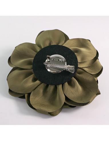 KWIAT Z MATERIAŁU RÓŻA BROSZKA PRZYPINKA LOLITA...