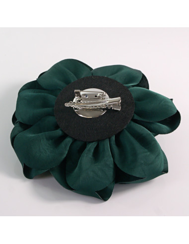 KWIAT Z MATERIAŁU RÓŻA BROSZKA PRZYPINKA LOLITA...