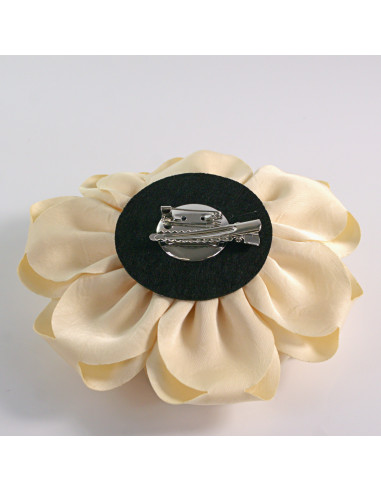 KWIAT Z MATERIAŁU RÓŻA BROSZKA PRZYPINKA LOLITA...