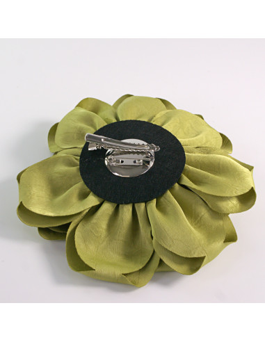 KWIAT Z MATERIAŁU RÓŻA BROSZKA PRZYPINKA LOLITA...