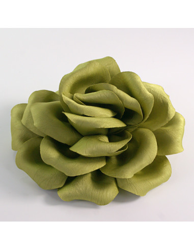 KWIAT Z MATERIAŁU RÓŻA BROSZKA PRZYPINKA LOLITA...