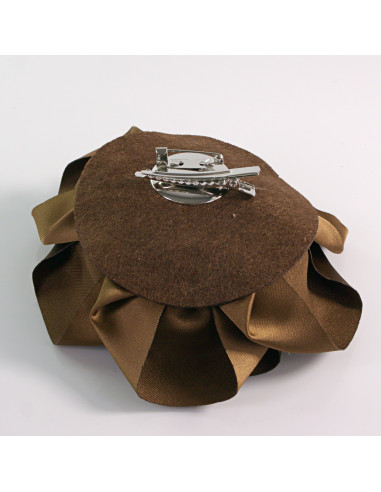 KWIAT Z MATERIAŁU RÓŻA BROSZKA PRZYPINKA LOLITA...