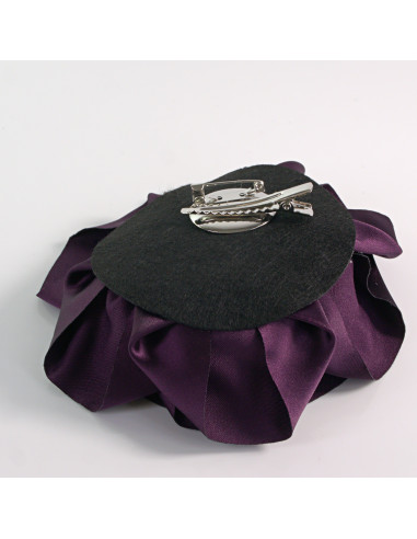 KWIAT Z MATERIAŁU RÓŻA BROSZKA PRZYPINKA LOLITA...