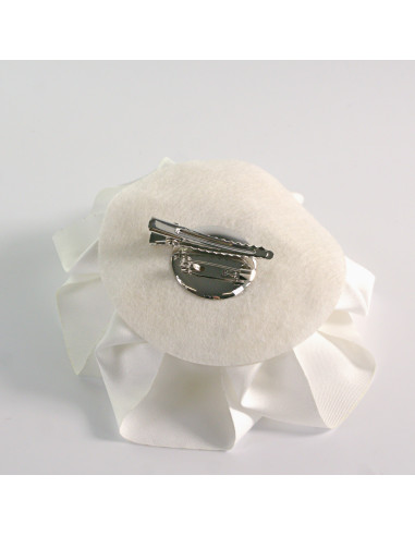 KWIAT Z MATERIAŁU RÓŻA BROSZKA PRZYPINKA LOLITA...