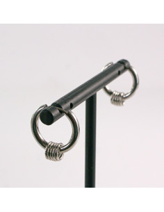 KOLCZYKI ZE STALI CHIRURGICZNEJ  LOLITA AKCESORIA 1,8 cm... 2