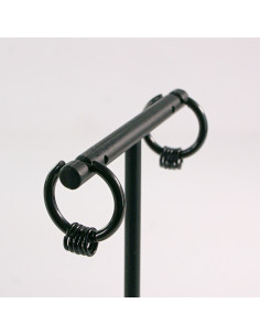 KOLCZYKI ZE STALI CHIRURGICZNEJ  LOLITA AKCESORIA 1,8 cm... 2