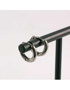 KOLCZYKI ZE STALI CHIRURGICZNEJ  LOLITA AKCESORIA 1,2 cm... 2