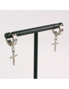 KOLCZYKI ZE STALI CHIRURGICZNEJ  LOLITA AKCESORIA SREBRNE...