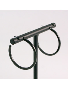 KOLCZYKI ZE STALI CHIRURGICZNEJ  LOLITA AKCESORIA CZARNE...