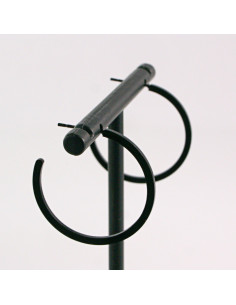 KOLCZYKI ZE STALI CHIRURGICZNEJ  LOLITA AKCESORIA CZARNE... 2