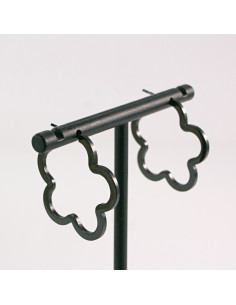 KOLCZYKI ZE STALI CHIRURGICZNEJ  LOLITA AKCESORIA CZARNE...