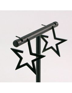 KOLCZYKI ZE STALI CHIRURGICZNEJ  LOLITA AKCESORIA CZARNE...