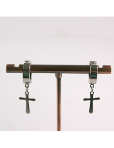 Fake kolczyki nausznica ze stali chirurgicznej Klips...