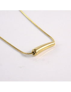 Naszyjnik ze stali chirurgicznej złoty element Lolita...