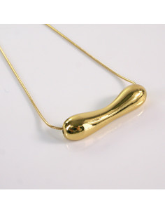 Naszyjnik ze stali chirurgicznej złoty element Lolita...