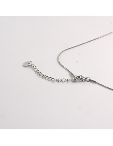 Naszyjnik ze stali chirurgicznej srebrny...