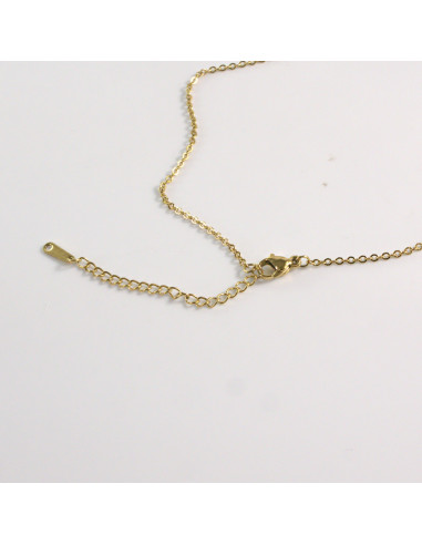 Naszyjnik ze stali chirurgicznej kryształ...