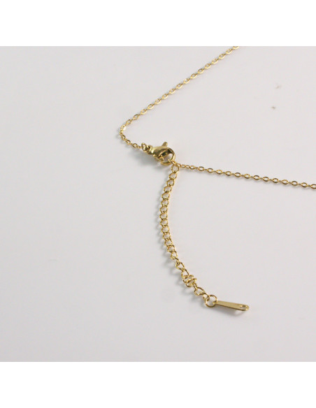 Naszyjnik ze stali chirurgicznej kryształ CRYSTAL Lolita Akcesoria