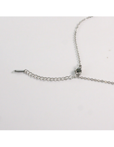 Naszyjnik ze stali chirurgicznej srebrny klasyk...