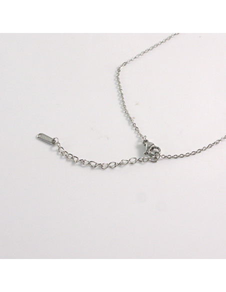 Naszyjnik ze stali chirurgicznej srebrny motylek Lolita Akcesoria