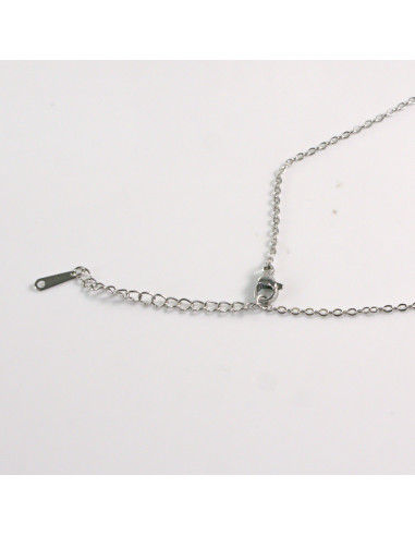 Naszyjnik ze stali chirurgicznej srebrny...