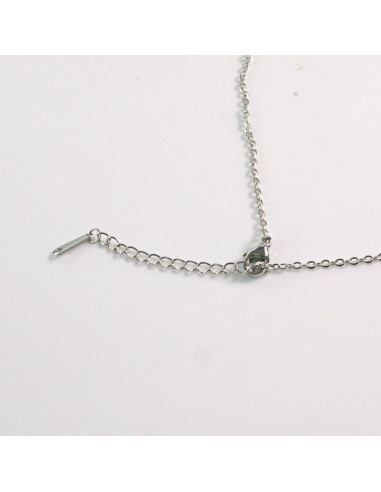 Naszyjnik ze stali chirurgicznej srebrny...