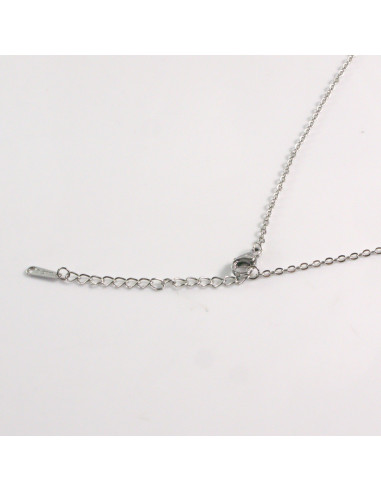 Naszyjnik ze stali chirurgicznej srebrny...