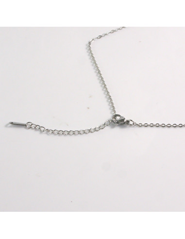 Naszyjnik ze stali chirurgicznej srebrny KLASYK...