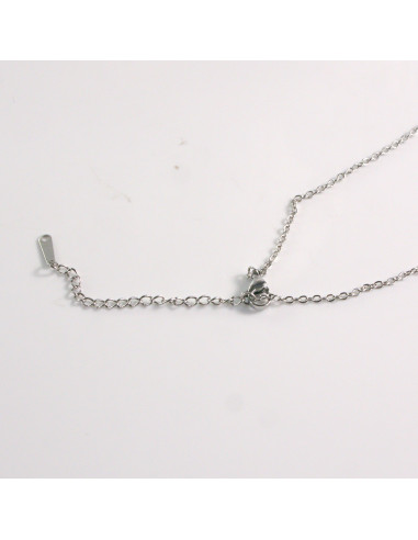 Naszyjnik ze stali chirurgicznej srebrny...