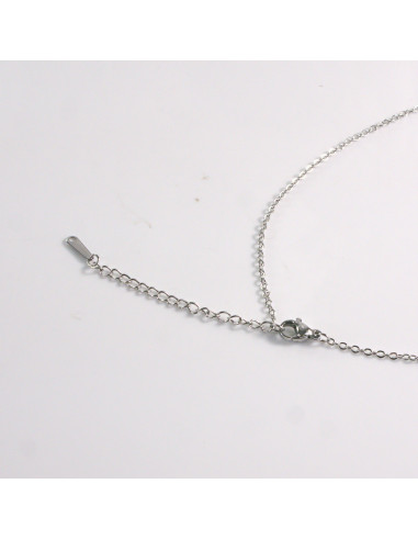 Naszyjnik ze stali chirurgicznej srebrny KLASYK...
