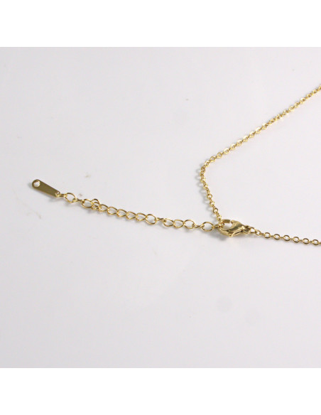 Naszyjnik ze stali chirurgicznej złoty OKO Lolita Akcesoria