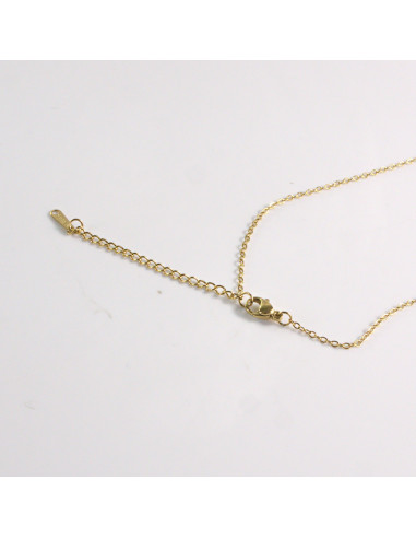 Naszyjnik ze stali chirurgicznej złoty PRECEL Z...