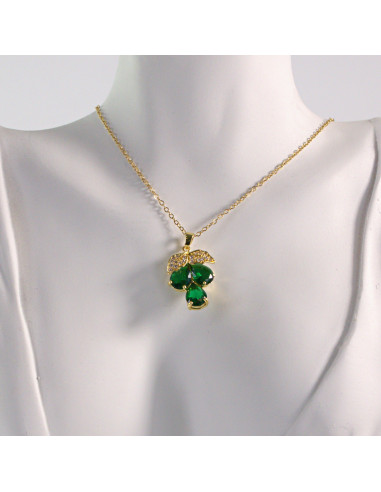 Naszyjnik ze stali chirurgicznej złoty...