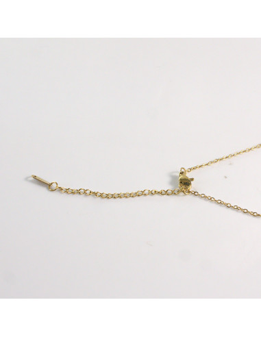 Naszyjnik ze stali chirurgicznej złoty...