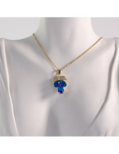 Naszyjnik ze stali chirurgicznej złoty...