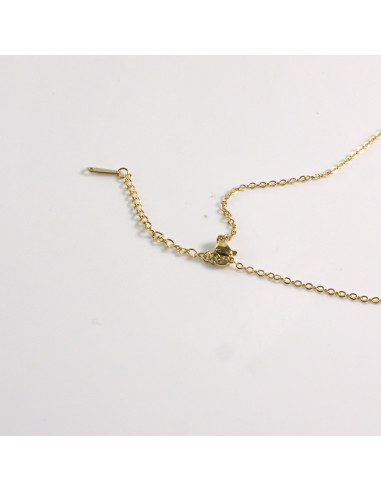 Naszyjnik ze stali chirurgicznej złoty...