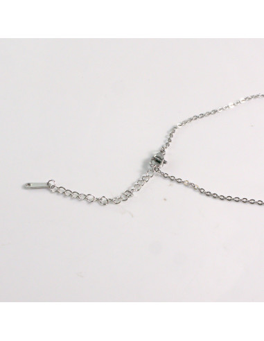 Naszyjnik ze stali chirurgicznej srebrny...