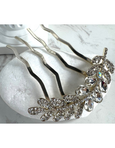 GRZEBIEŃ wsuwany do włosów wtykowy ozdobny KŁOS...