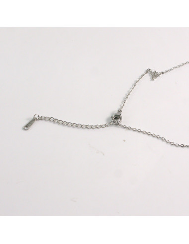 Naszyjnik ze stali chirurgicznej srebrny...