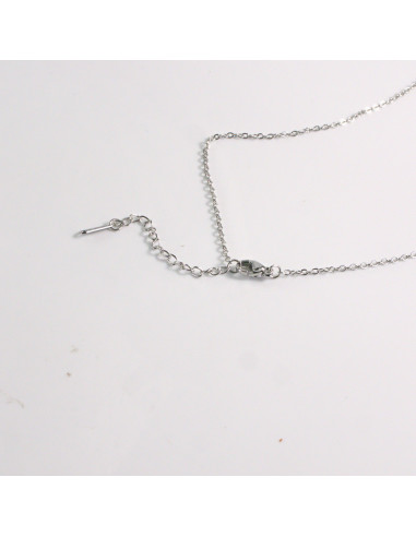 Naszyjnik ze stali chirurgicznej srebrny...