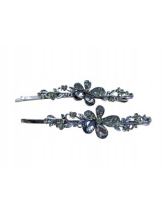 Wsuwka KWIATEK 2 GRAFITOWE KRYSZTAŁY ZESTAW 2 SZT. Lolita...