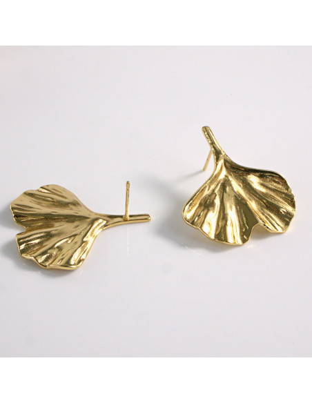 Kolczyki ze stali chirurgicznej ZŁOTY LISTEK Lolita Akcesoria