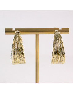 Kolczyki ZŁOTE KOŁA 3 cm Lolita Akcesoria srebrny sztyft 925