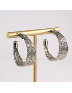 Kolczyki SREBRNE KOŁA 3 cm Lolita Akcesoria srebrny... 2