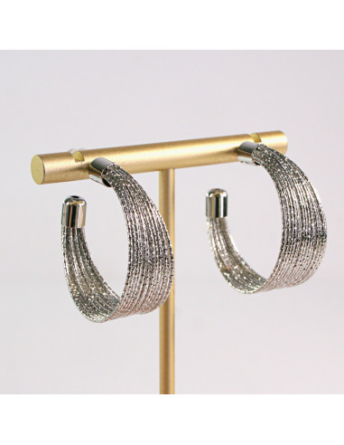 Kolczyki SREBRNE KOŁA 3 cm Lolita Akcesoria...