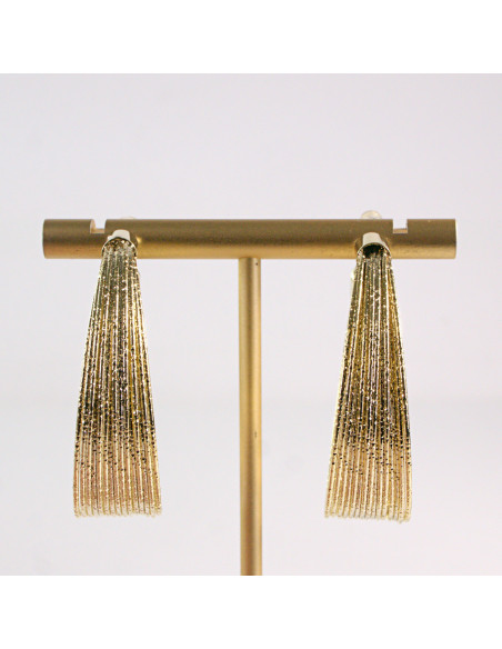 Kolczyki ZŁOTE KOŁA 4 cm Lolita Akcesoria srebrny sztyft 925