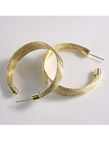 Kolczyki ZŁOTE KOŁA 4 cm Lolita Akcesoria...