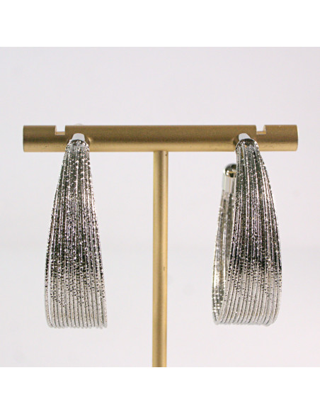 Kolczyki SREBRNE KOŁA 4 cm Lolita Akcesoria srebrny sztyft 925