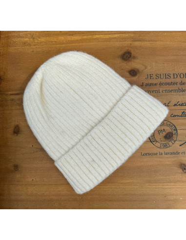 Czapka Zimowa BEANIE KLASYCZNA OCIEPLANA BIAŁA UNISEX